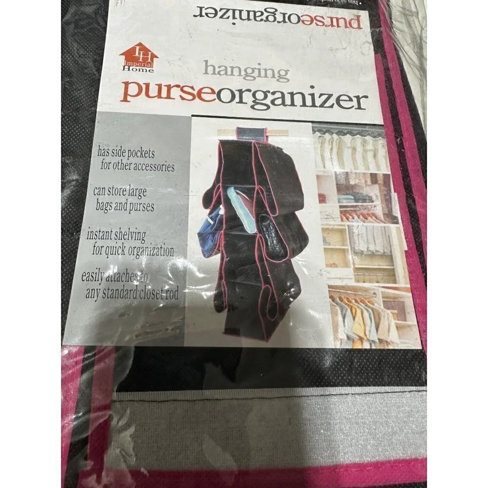 Imperial Home Hanging Purse Organizer NWT